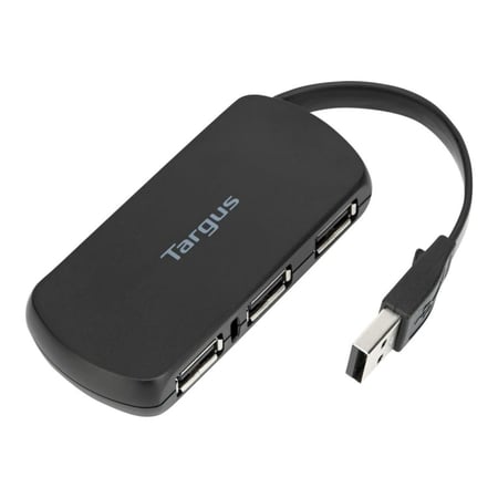 Targus 4-Ports USB Hub. 4 porte Plug & Play. Nem tilslutning