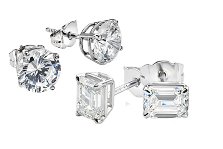 Moissanite Stud Earrings