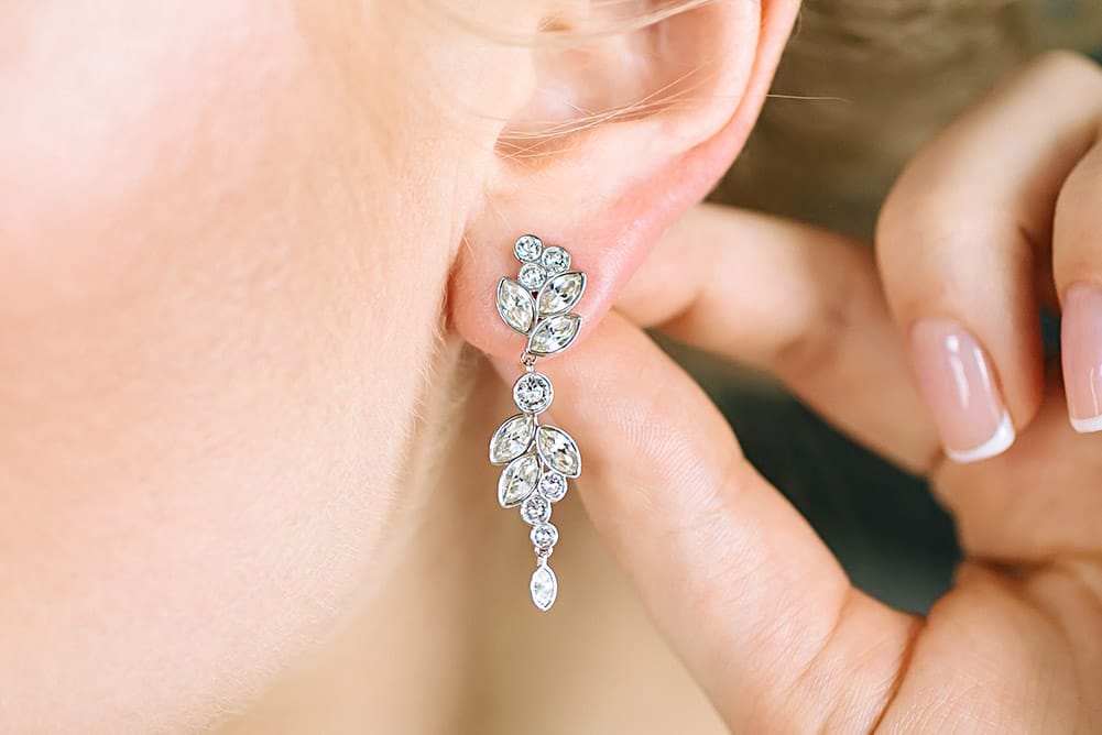 Lab-Grown Diamond Drop Earrings