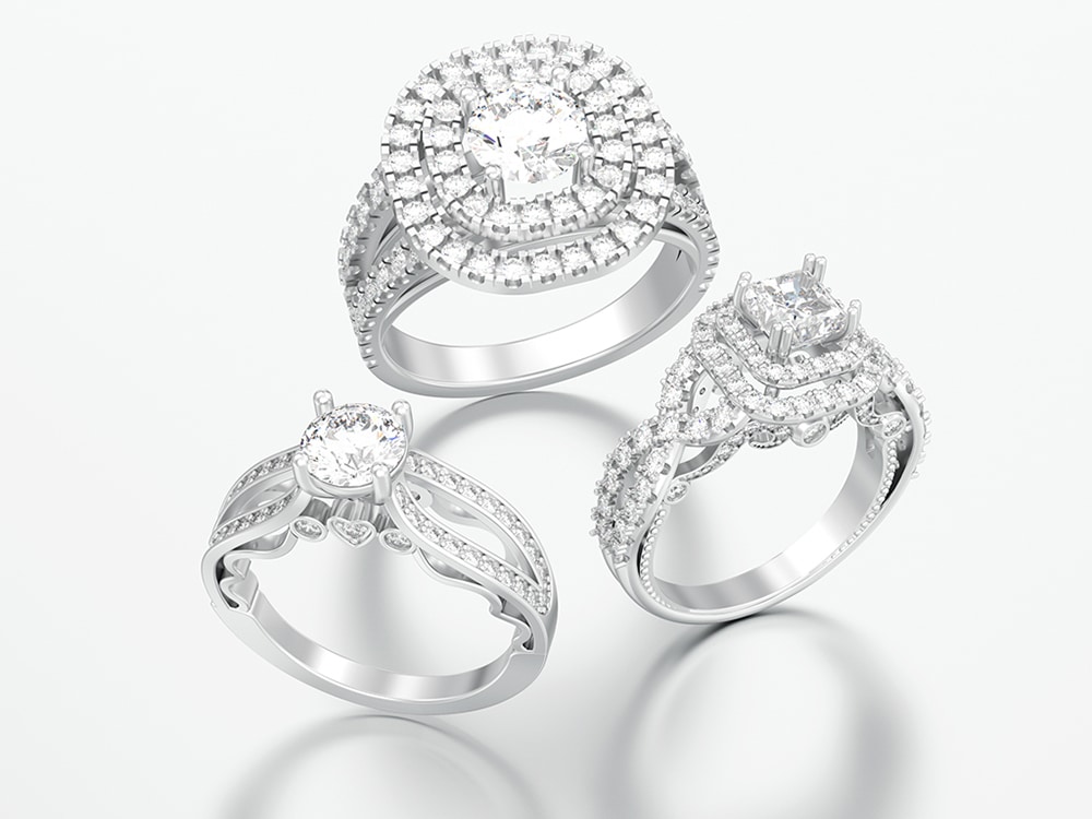 Halo Engagement Rings