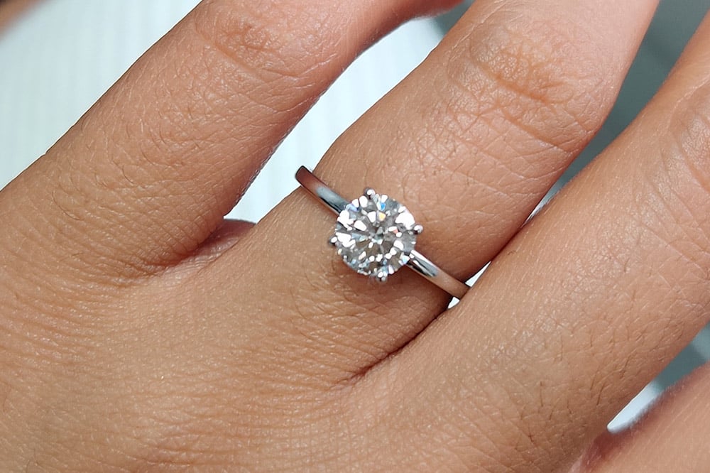 2 Carat Moissanite Rings Indianapolis, IN