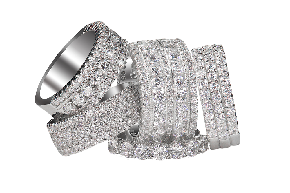 Moissanite Wedding Rings