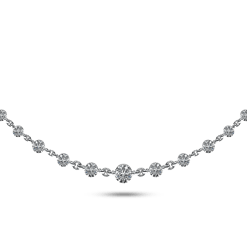Graduated Diamond and Chain Link