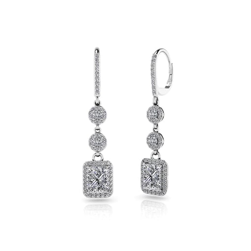 Extravagant Radiant Drop Earrings
