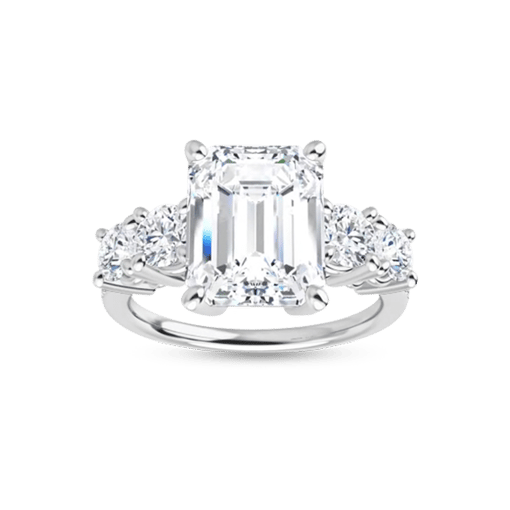 emerald-moissanite-5-stone-engagement-ring-122350em