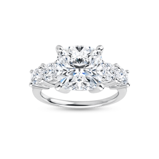 cushion-moissanite-5-stone-engagement-ring-122350cu