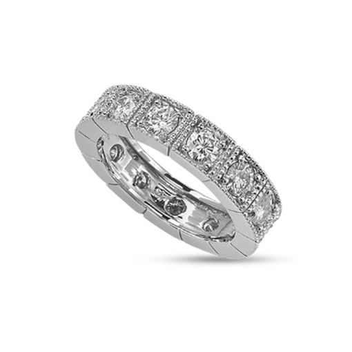 round-moissanite-milgrain-eternity-ring-122958rd