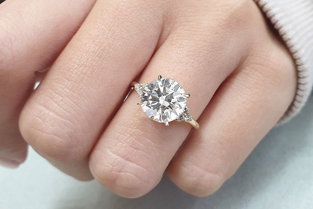 Lab Grown Diamond Solitaire Engagement Rings Houston, TX