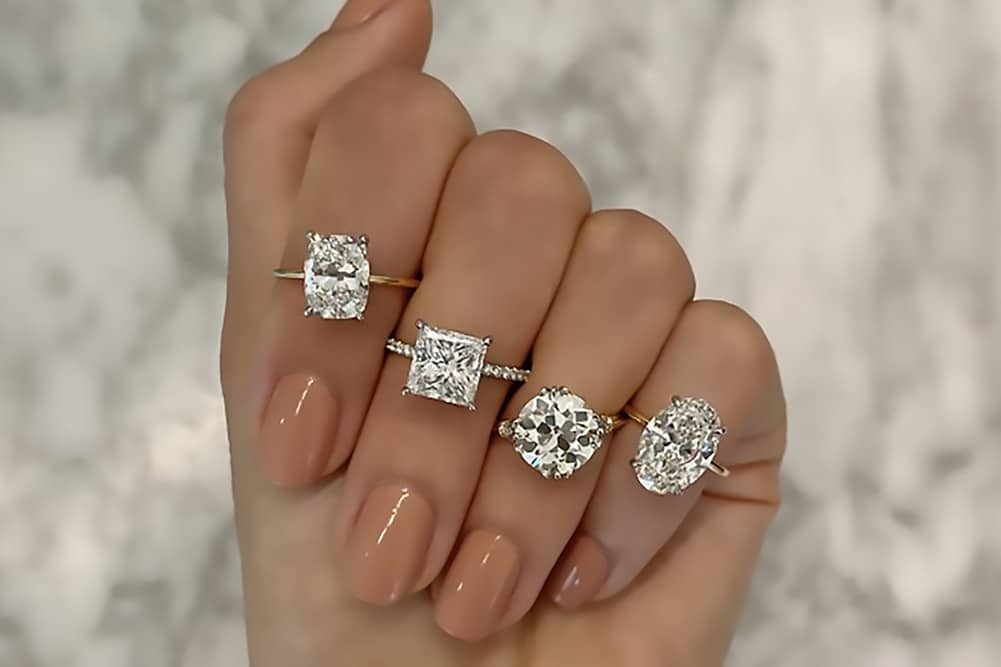 Moissanite Engagement Rings Miami, FL - Venazia Jewelry