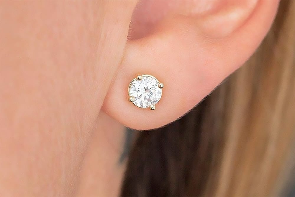 Diamond Stud Earrings Boston, MA