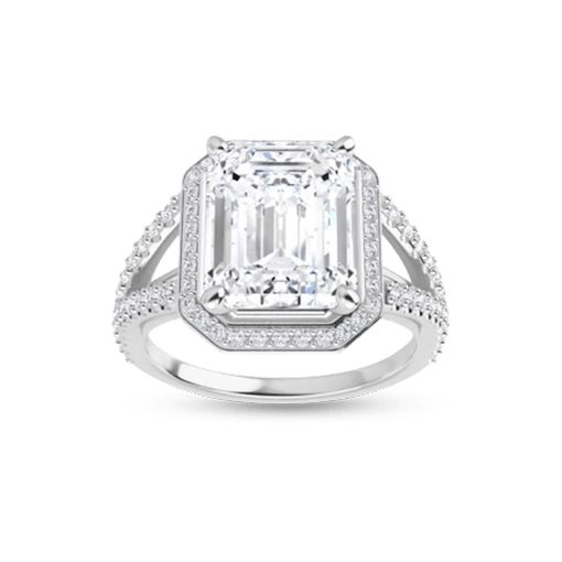 emerald-moissanite-halo-split-band-engagement-ring-122986em