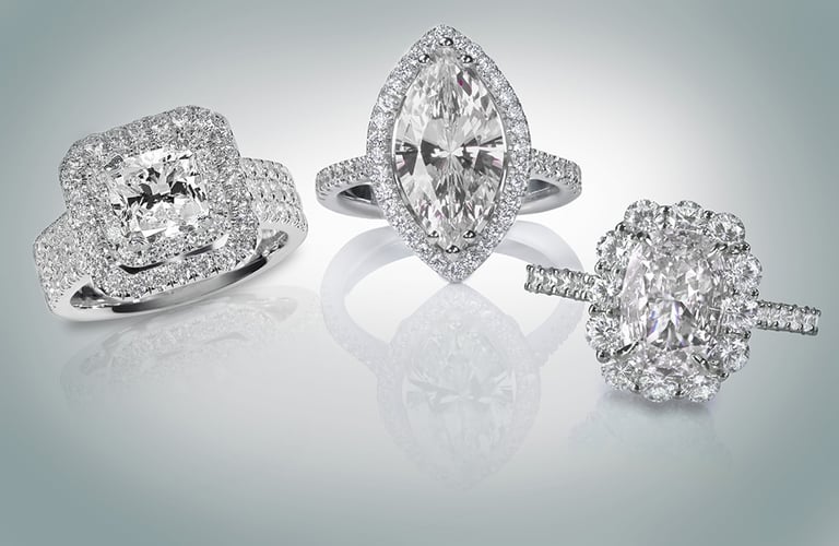 Halo Engagement Rings Collection