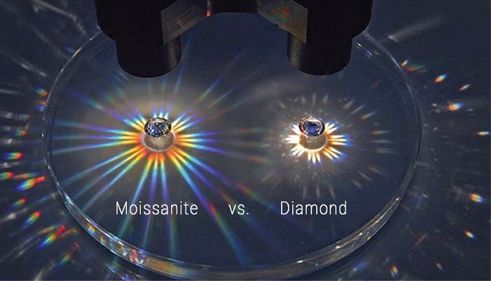 Moissanite vs Diamond