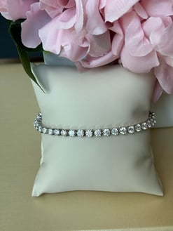 9.00 tcw Round Moissanite Colorless Tennis bracelet