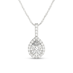 Pear Halo Pendant - 31l479