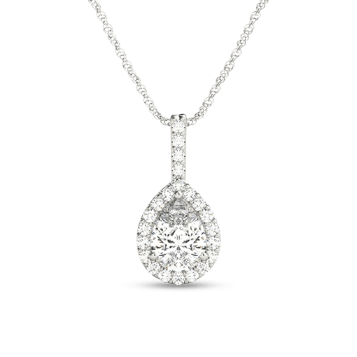 Pear Halo Pendant - 31l479