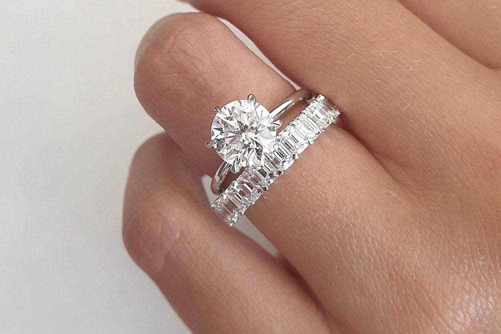 Moissanite Solitaire Rings Lincoln, NE