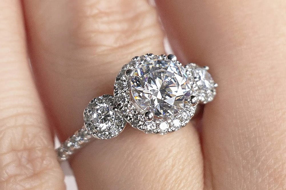 Three Stone Engagement Rings Hialeah, FL