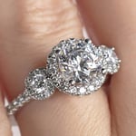 Captivating Three Stone Engagement Rings