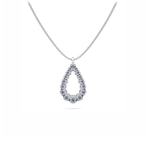 Brilliant Cut Graduated Pendant