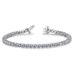 Classic Round Moissanite Tennis Bracelet