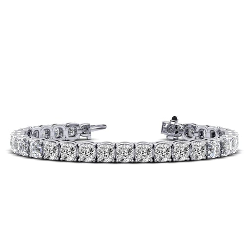 Cushion Moissanite Tennis Bracelet