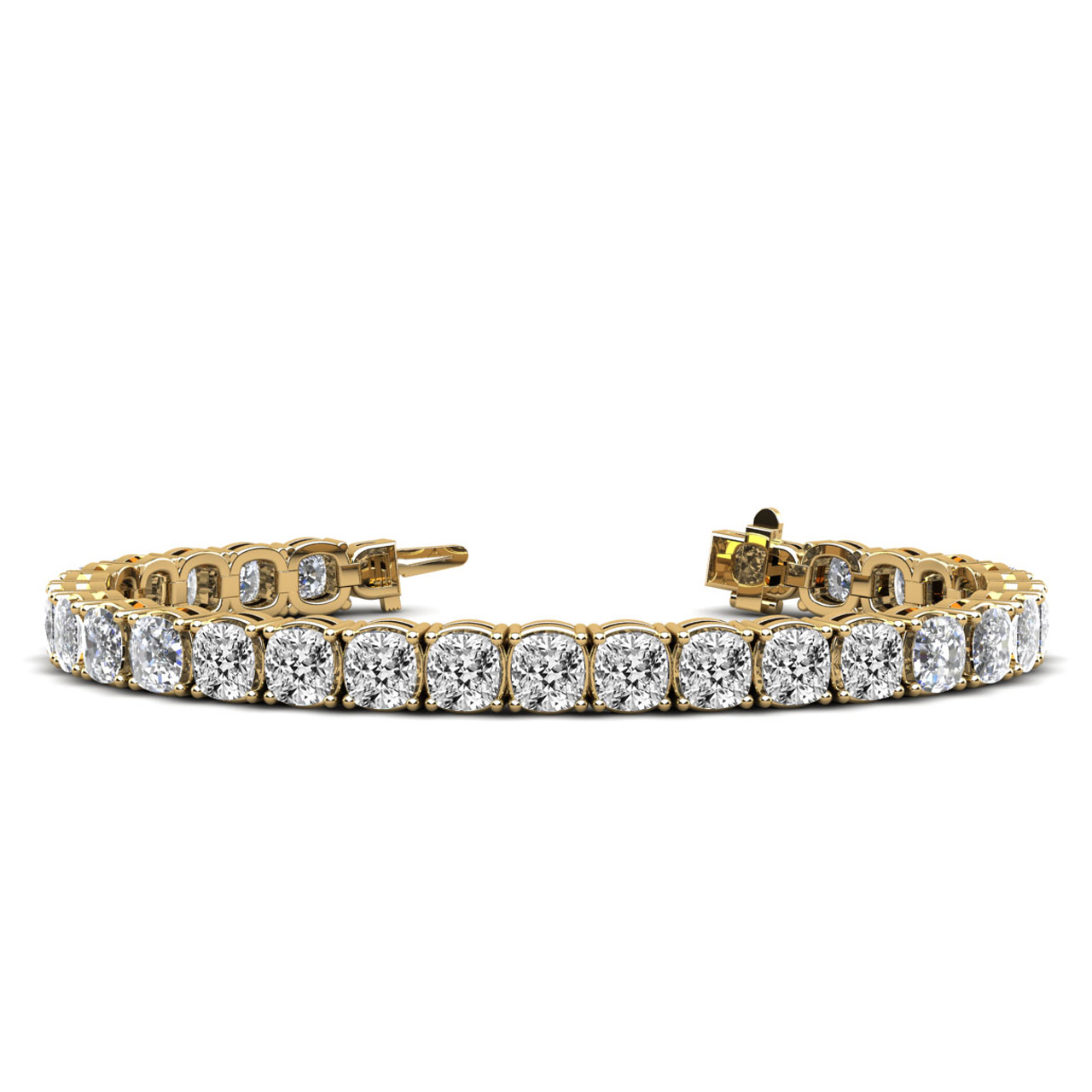 Cushion Moissanite Tennis Bracelet Cushion Moissanite Tennis Bracelet