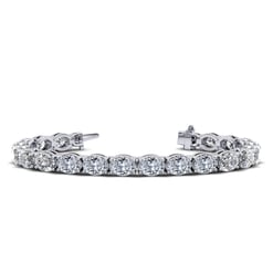 East West Oval Moissanite Tennis Bracelet