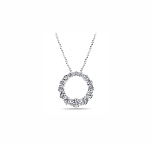 Graduated Round Brilliant Pendant
