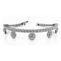 Midnight Dreams Charm Tennis Bracelet