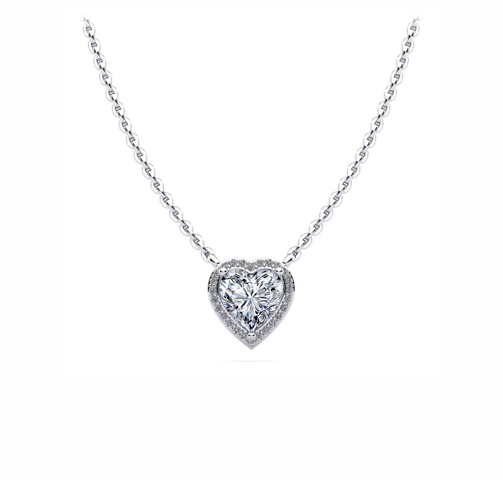 Perfect Heart Halo Pendant