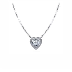Perfect Heart Halo Pendant