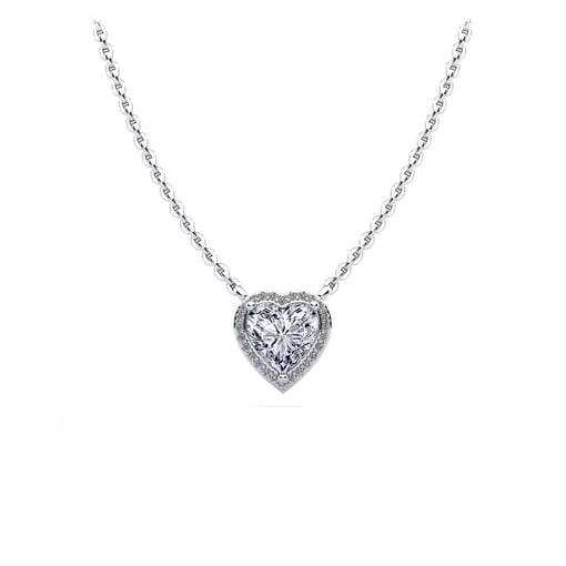 Perfect Heart Halo Pendant