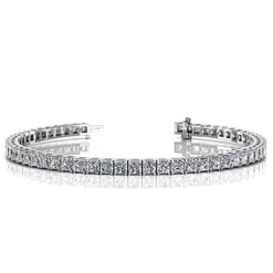 Square Moissanite Tennis Bracelet