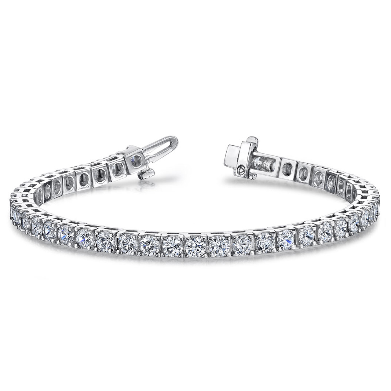 Timeless Round Moissanite Tennis Bracelet Timeless Round Moissanite Tennis Bracelet