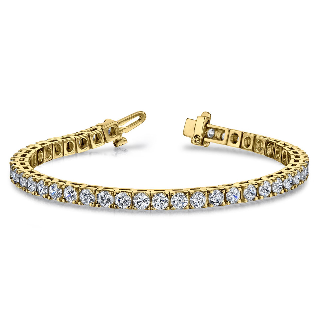 Timeless Round Moissanite Tennis Bracelet Timeless Round Moissanite Tennis Bracelet