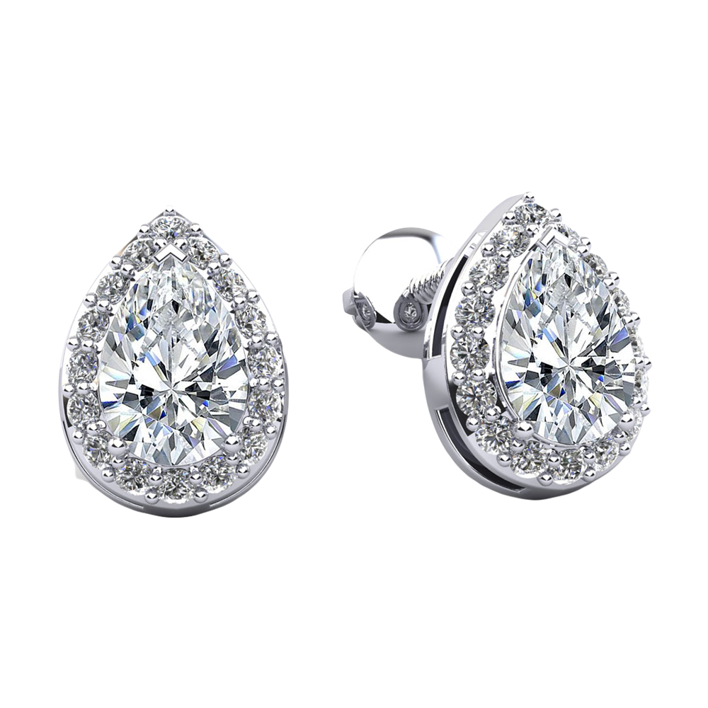 Halo Stud Earrings