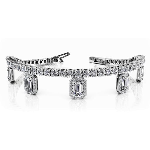 Alluring Nights Charm Tennis Bracelet