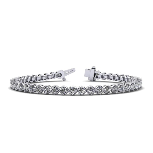 Dazzling Four Prong Tennis Bracelet