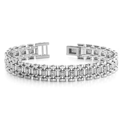 Diamond Strap Link Bracelet