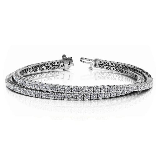 Double Strand Flexible Tennis Bracelet