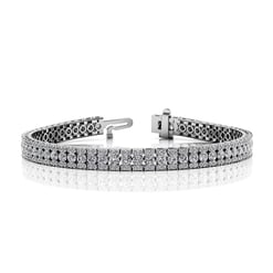 Radiant Three Row Tennis Bracelet