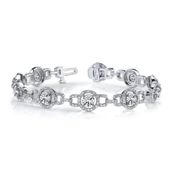 Stylish Circles Tennis Bracelet