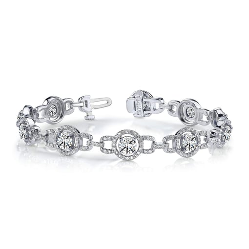 Stylish Circles Tennis Bracelet