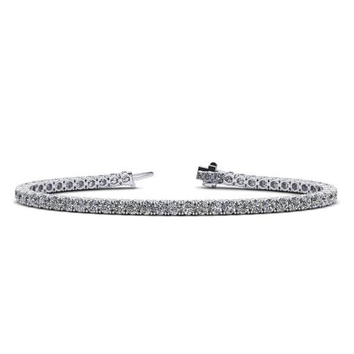 Sweetheart Round Tennis Bracelet