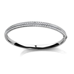 Three Row Pave Bangle