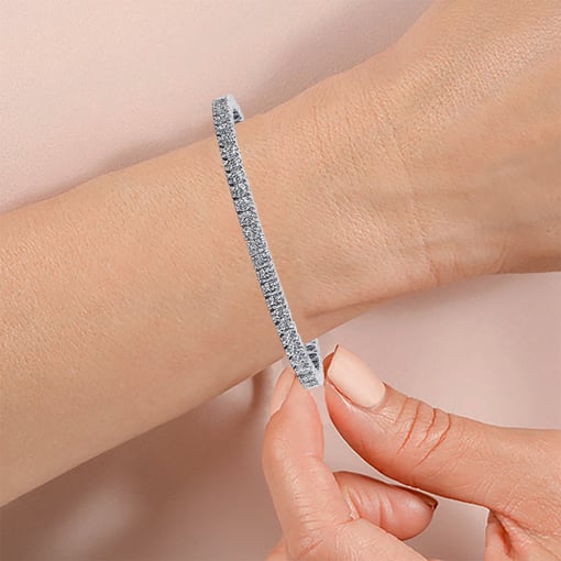 Elegant Oval Tennis Bracelet