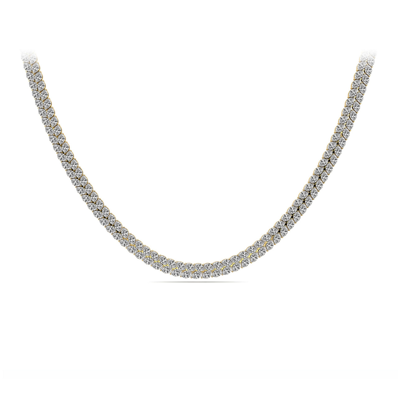 Marquise Dreams Tennis Necklace Yellow Marquise Dreams Tennis Necklace