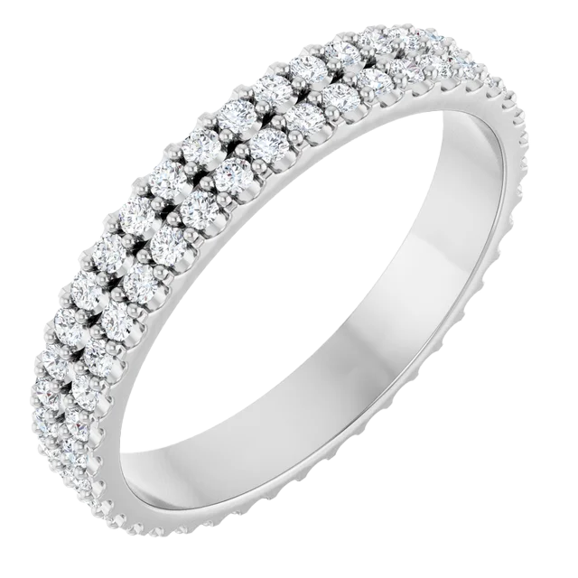 Double Row Eternity Ring