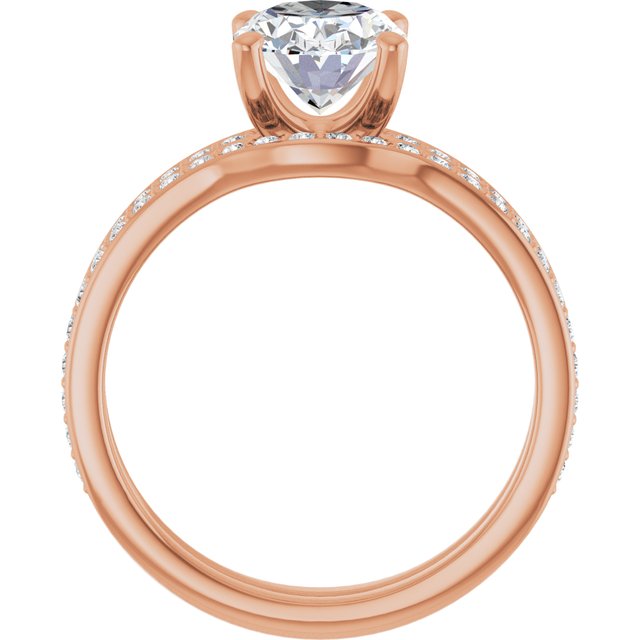 2.29 Oval Diamond EF/VS1+ Classic Sidestone Engagement Ring in 14KR | AllComponents_ViewB_4 2.29 Oval Diamond EF/VS1+ Classic Sidestone Engagement Ring in 14KR | AllComponents_ViewB_4